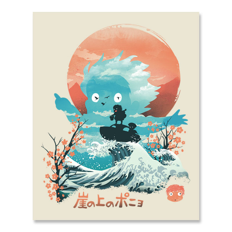 Ukiyo-e Goldfish Print