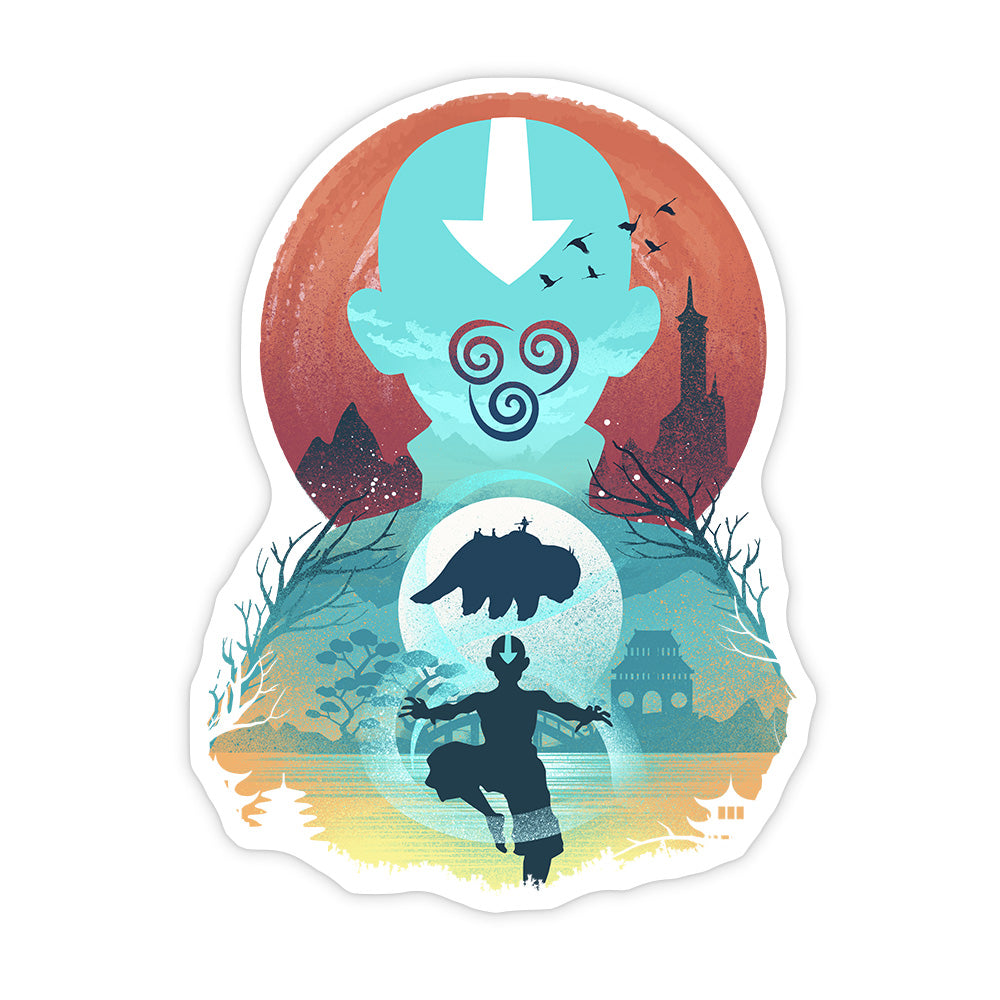 Ukiyo Airbender Sticker