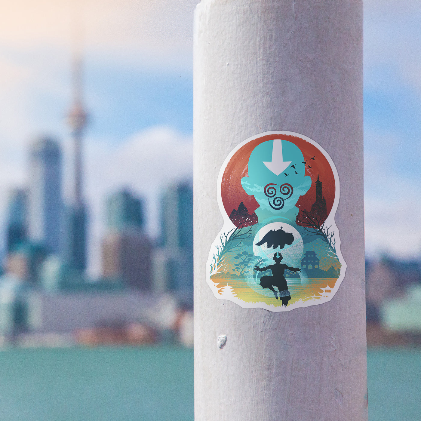 Ukiyo Airbender Sticker
