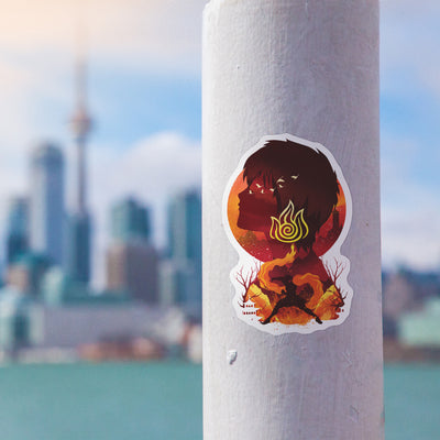 Ukiyo Firebender Sticker