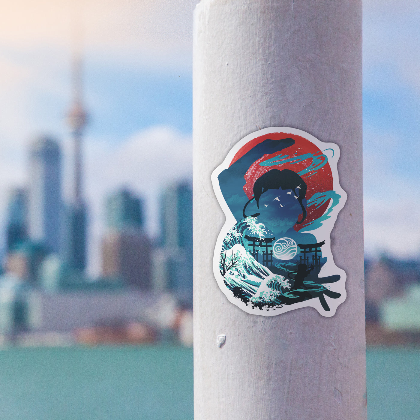 Ukiyo Waterbender Sticker