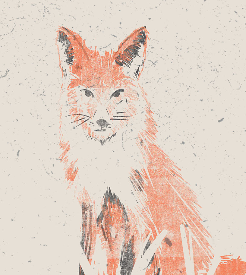 Fox in the Wild Shower Curtain