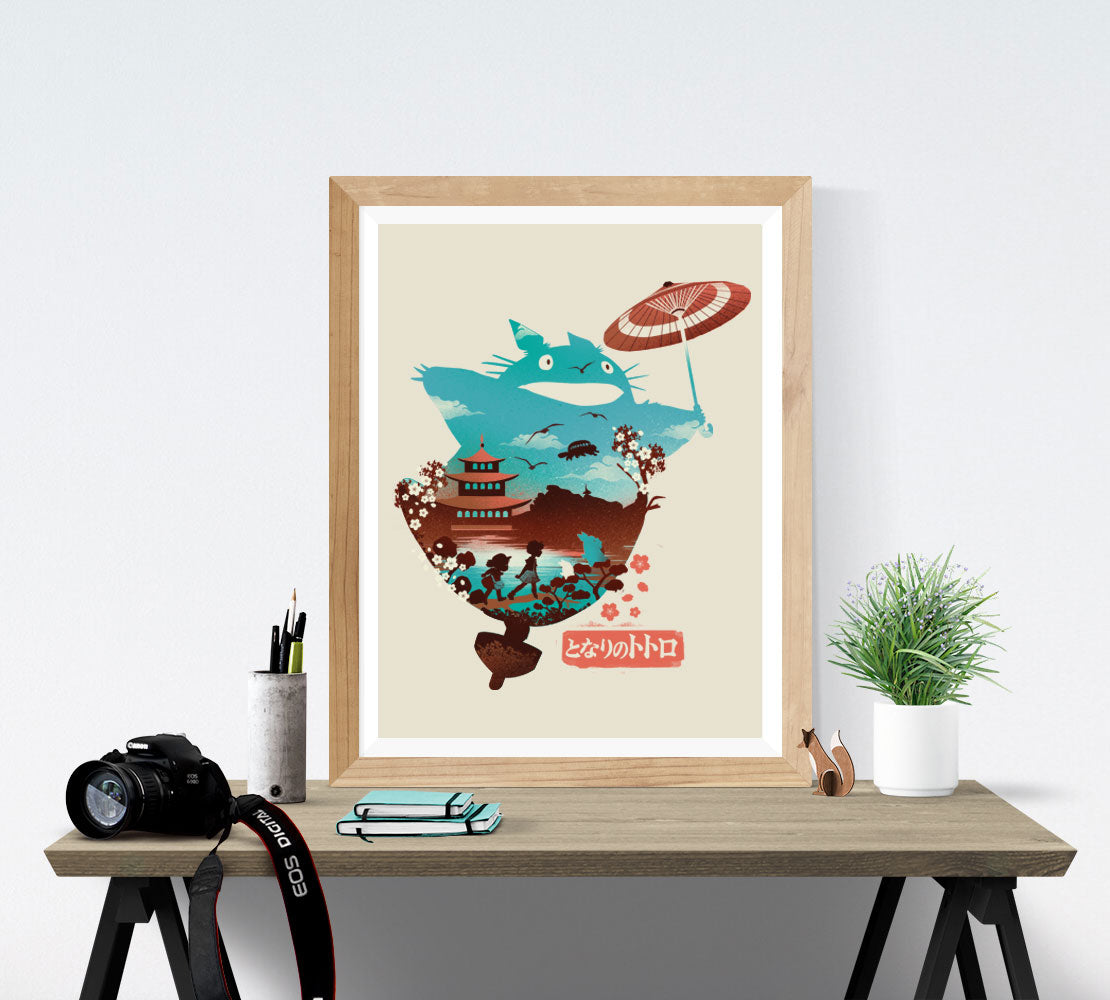 Ukiyo-e Neighbor Print