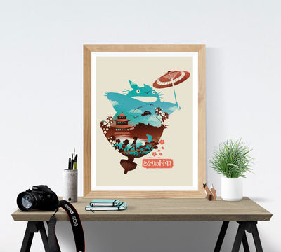 Ukiyo-e Neighbor Print