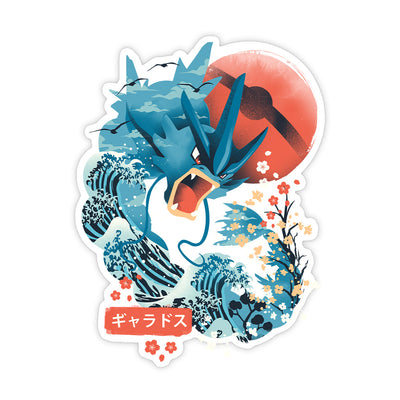 Ukiyo Gyarados Sticker