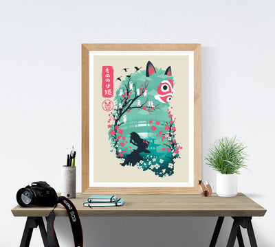 Ukiyo-e Princess Print