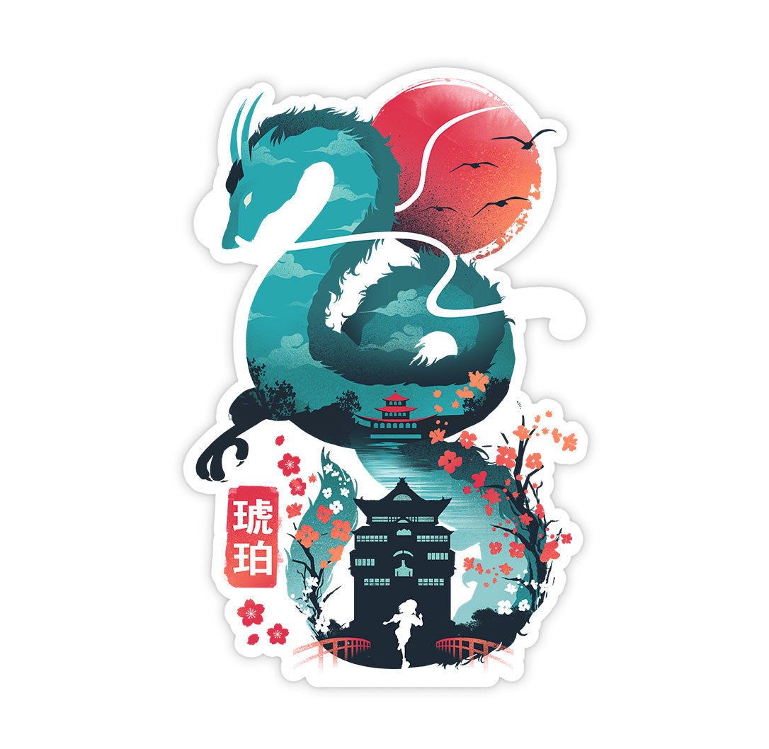 Ukiyo Dragon Sticker