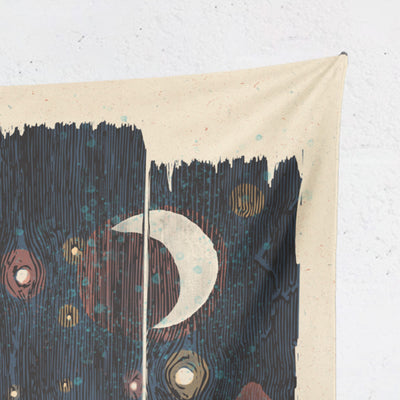 Starry Night in the Mountains Tapestry