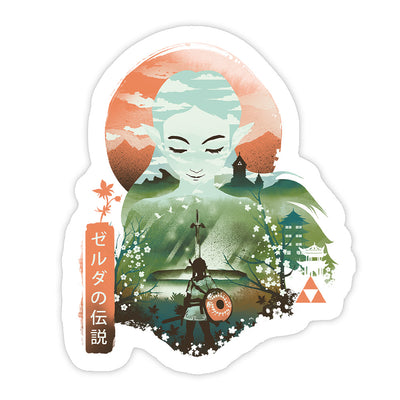 Ukiyo Wild Breath Sticker