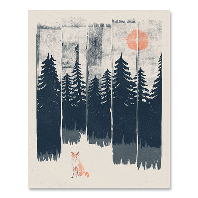 Fox in the Wild Shower Curtain