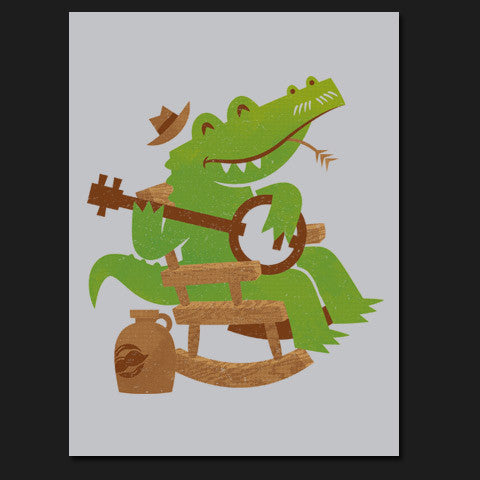 Sweet Home Alligator Print